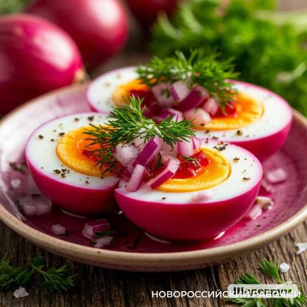 Яйца, маринованные со свеклой &ndash; эффектная закуска к пиву и не только