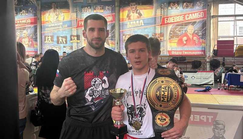 Юные спортсмены из станицы Натухаевской успешно выступили на краевом турнире по спортивному микс-файту