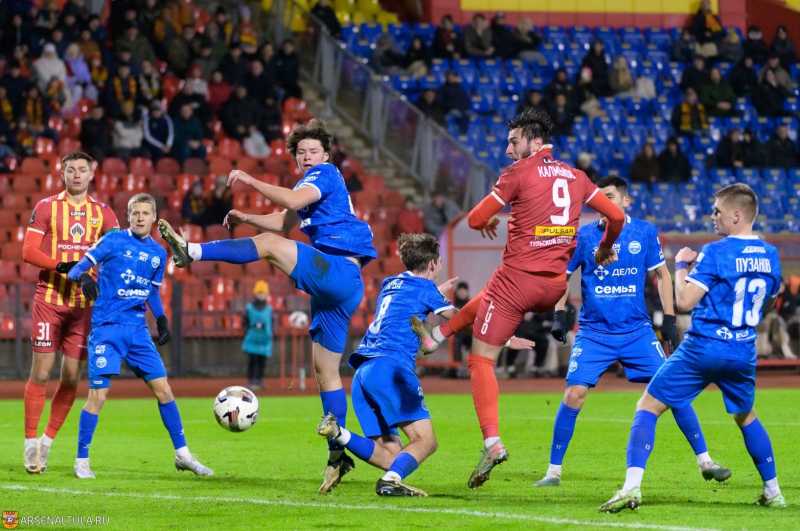 Новороссийский &laquo;Черноморец&raquo; сыграл вничью в холодной Туле. Подробности игры.