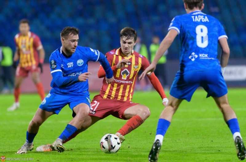 Новороссийский &laquo;Черноморец&raquo; сыграл вничью в холодной Туле. Подробности игры.