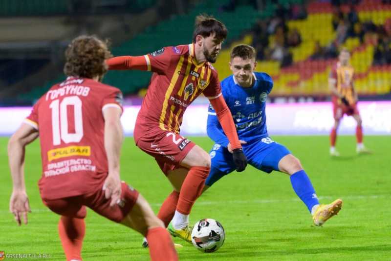 Новороссийский &laquo;Черноморец&raquo; сыграл вничью в холодной Туле. Подробности игры.