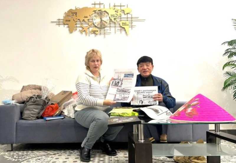 «Новороссийскому рабочему» передали подарки из Вьетнама в благодарность за историю 57-летней давности