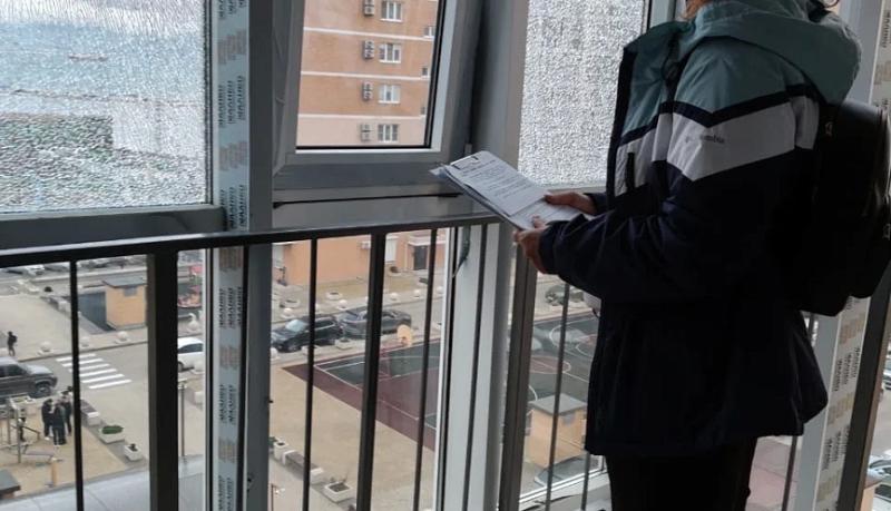 Поквартирные обходы пострадавших МКД продолжались в течение дня