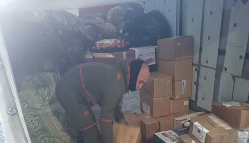 Спасатели Новороссийска доставили очередную партию гуманитарных грузов в Луганскую Народную Республику