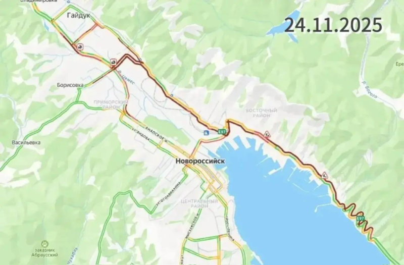 В Восточном районе города-героя Новороссийска ремонтные работы дорожного полотна будут проводиться в ночное время