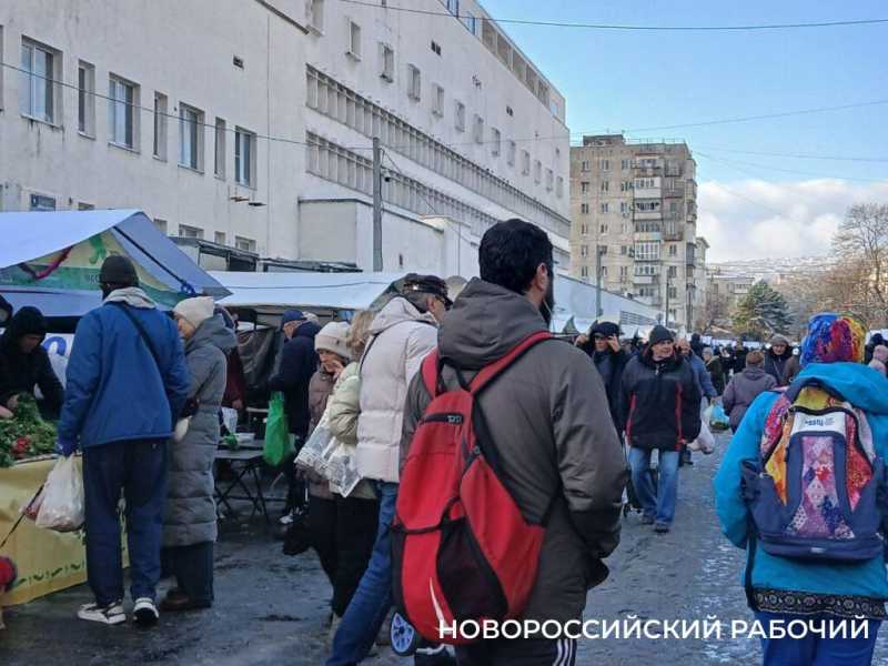Дед Мороз, Снегурочка, очереди за сыром &ndash; в центре Новороссийска прошла предновогодняя ярмарка