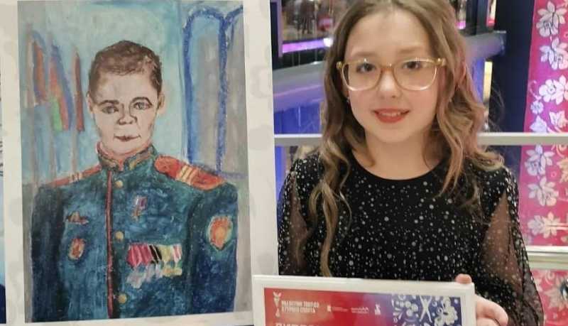 Юная художница из Новороссийска стала победителем III Всероссийской премии художественных работ «Мы верим твердо в героев спорта»
