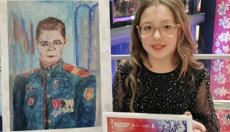Юная художница из Новороссийска стала победителем III Всероссийской премии художественных работ «Мы верим твердо в героев спорта»