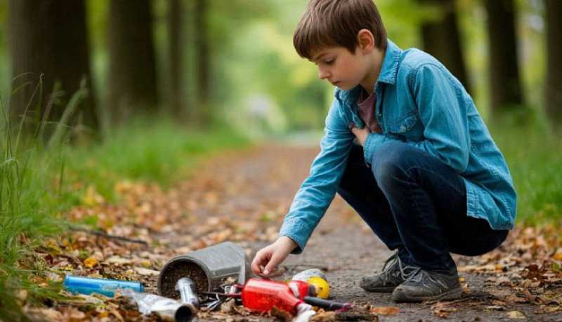 Осторожно! Не поднимайте подозрительные предметы с земли!