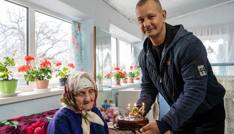 Прасковья Филипповна Ломовская из Абрау-Дюрсо сегодня отмечает 104-й день рождения