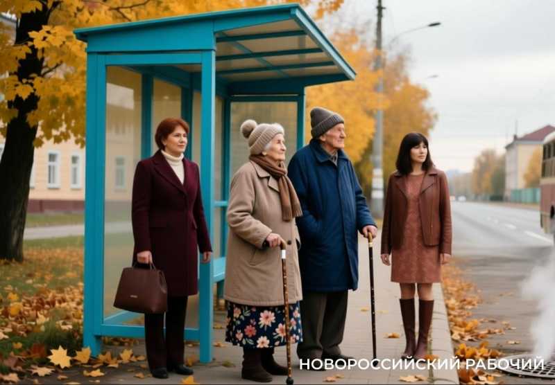 Силы не те&hellip;В Новороссийске пожилые люди просят вернуть остановку