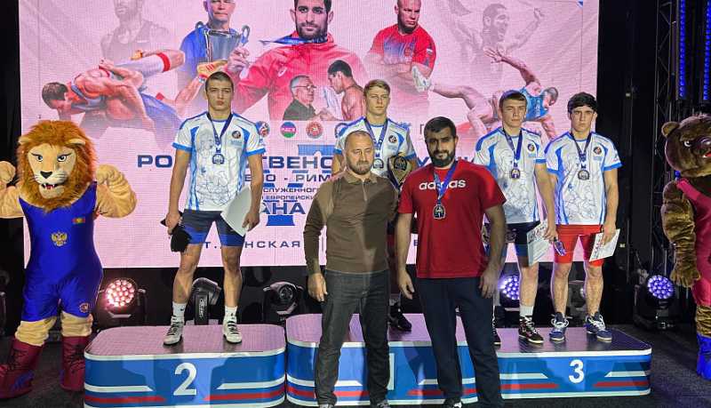 Спортсмены из станицы Натухаевской стали призерами краевых соревнований по греко-римской борьбе