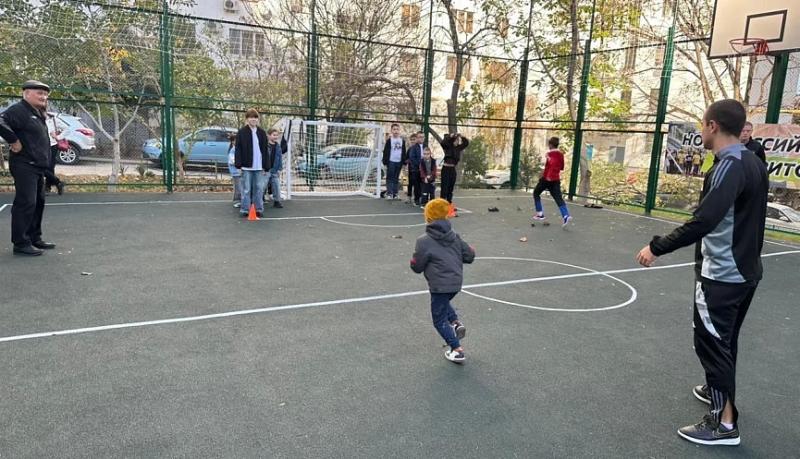 В городе-герое Новороссийске обновили три спортивные площадки