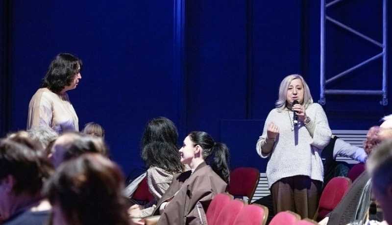 В городе-герое Новороссийске состоялся премьерный показ документального моноспектакля Тамары Юриной &laquo;Евгений Халдей. Их называли &laquo;Ночные ведьмы&raquo;   