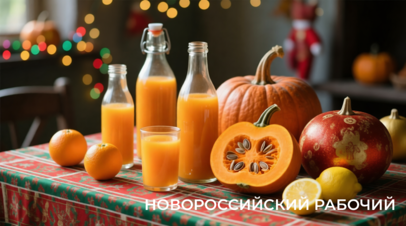 Витаминный коктейль из тыквы