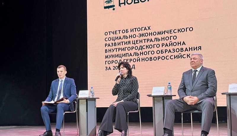 Евгенией Титков подвел итоги социально-экономического развития Центрального внутригородского района Новороссийска за 2025 год