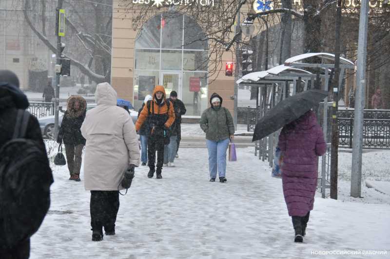 К стихии &ndash; приготовиться! В Новороссийске ждут мокрый снег, гололед и ветер