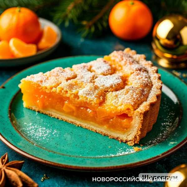 Мандариновый пирог с новогодней ноткой