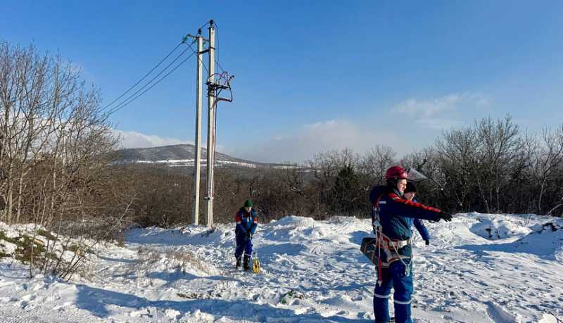 В Новороссийске продолжается восстановление энергоснабжения в трех населенных пунктах