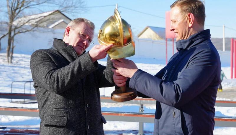 В пригороде Новороссийска открыли площадку для занятий пожарно-прикладным спортом