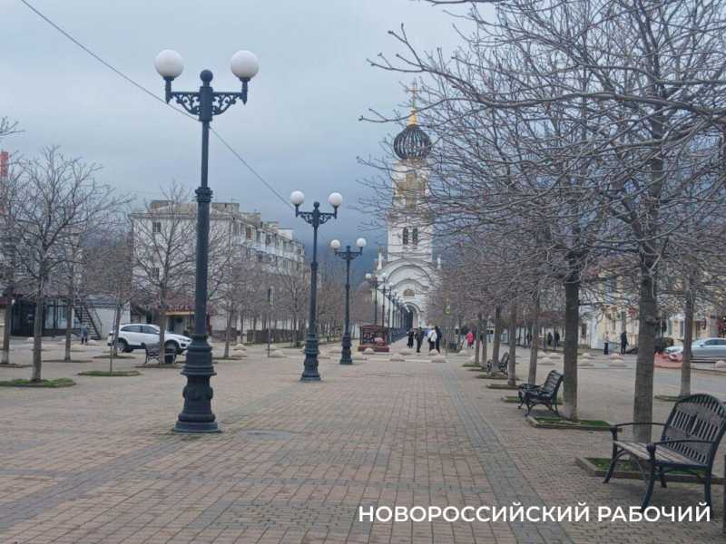 Голуби, аллея, дорога к храму &ndash; в зимние дни жители Новороссийска выходят на бульвар