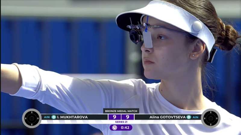 Ясмина Мухтарова из Новороссийска стала чемпионкой Европы по пулевой стрельбе