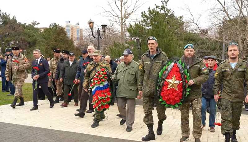 В городе-герое Новороссийске состоялись мероприятия в память о россиянах, исполнявших служебный долг за пределами Отечества