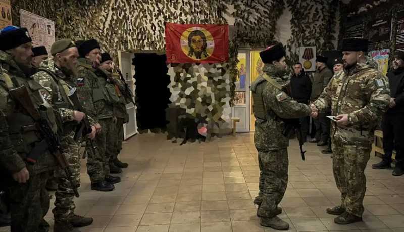 Вице-губернатор Александр Агибалов в зоне СВО посетил расположение добровольческих отрядов БАРС Кубанского казачьего войска