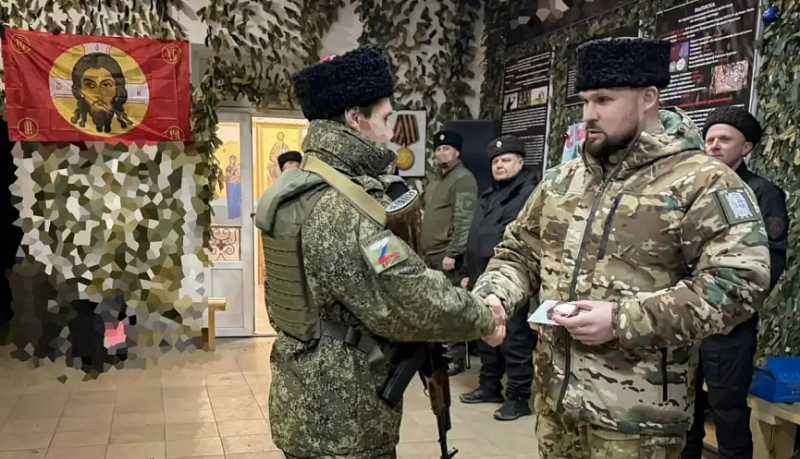 Вице-губернатор Александр Агибалов в зоне СВО посетил расположение добровольческих отрядов БАРС Кубанского казачьего войска