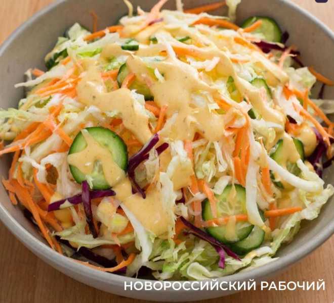 Витаминный салат с редькой