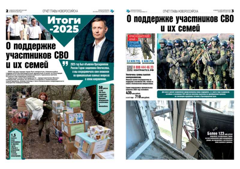 Глава Новороссийска отчитался о результатах работы в 2025 году