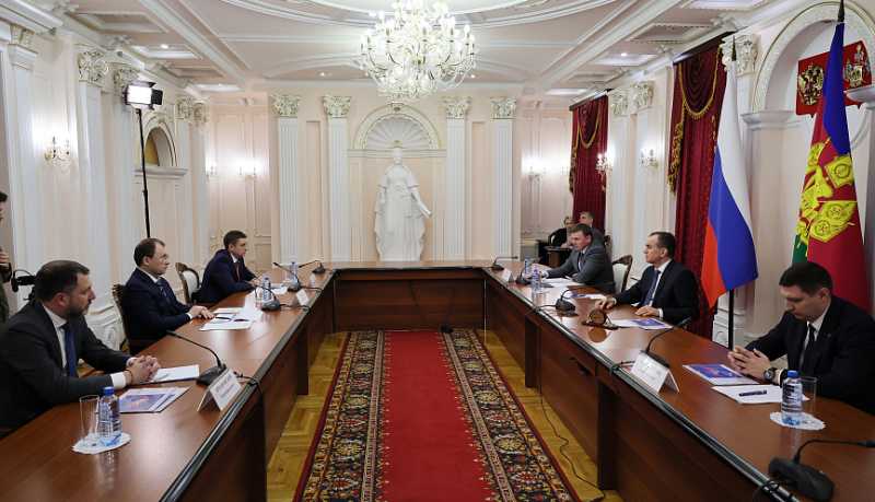 Губернатор Краснодарского края встретился с новым генеральным директором Росводоканала