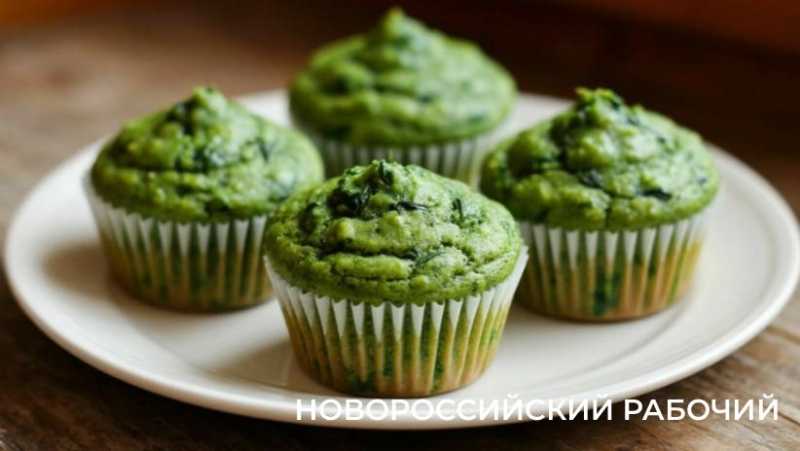 Кексы со шпинатом и фетой