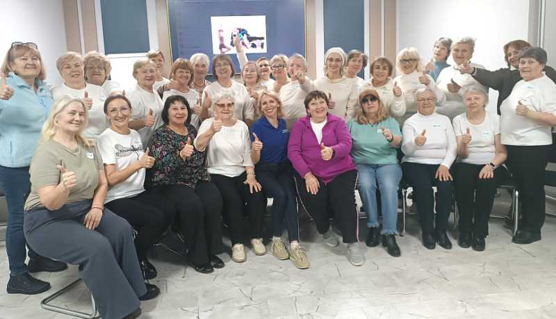 В Новороссийске прошёл мастер-класс по йоге смеха в рамках проекта &laquo;Жизнелюбы 60+&raquo;