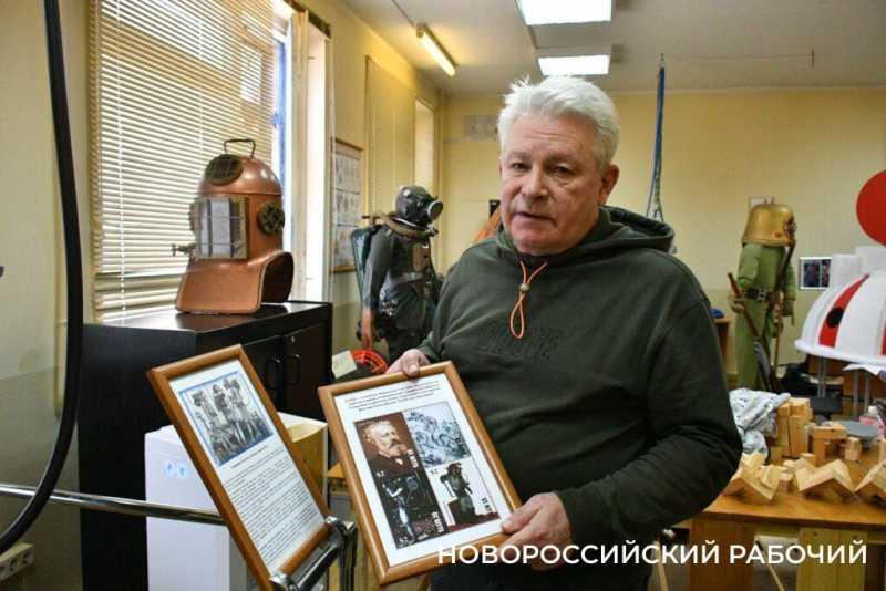 В Новороссийске работает уникальный музей-мастерская старинных водолазных костюмов