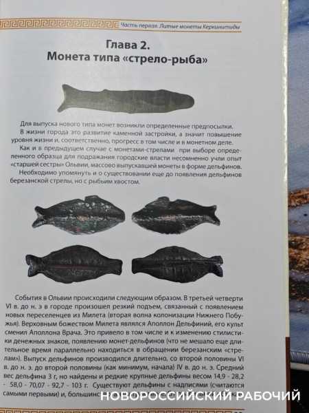Врач из Новороссийска издал книгу о 300 монетах древней Керкинитиды