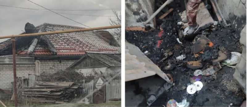 Жители станицы под Новороссийском помогают семье, у которой сгорел дом