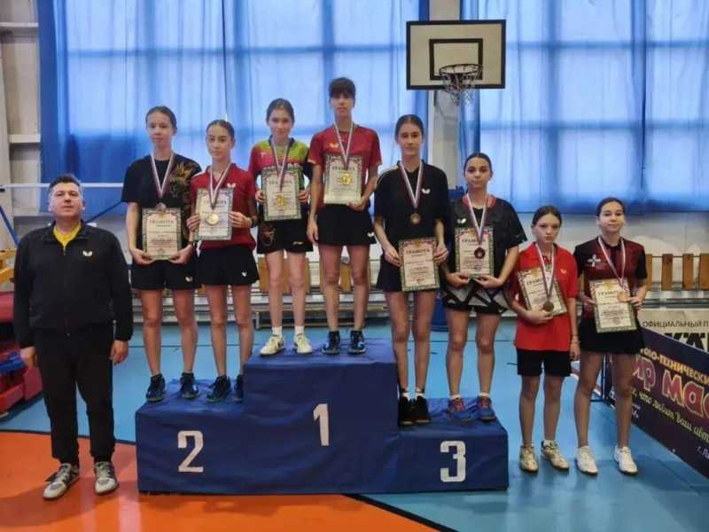 Золото первенства России по настольному теннису завоевала спортсменка из Новороссийска