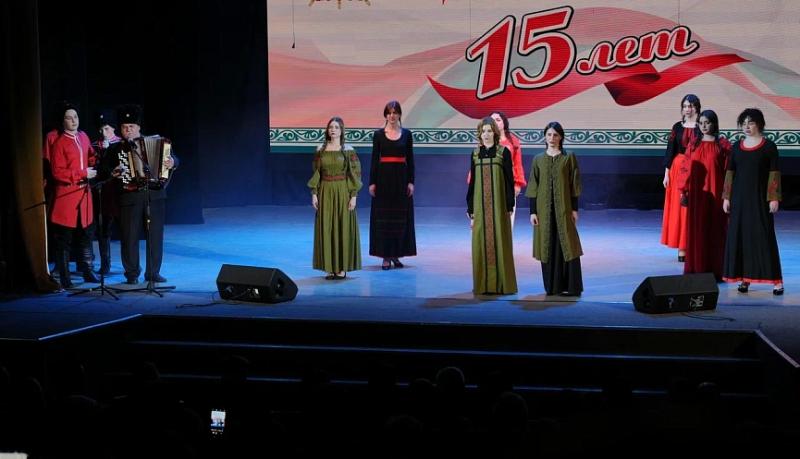 Андрей Кравченко поздравил Центр казачьей культуры Новороссийского районного казачьего общества с 15-летним юбилеем