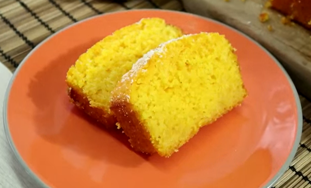 Морковный кекс на молоке