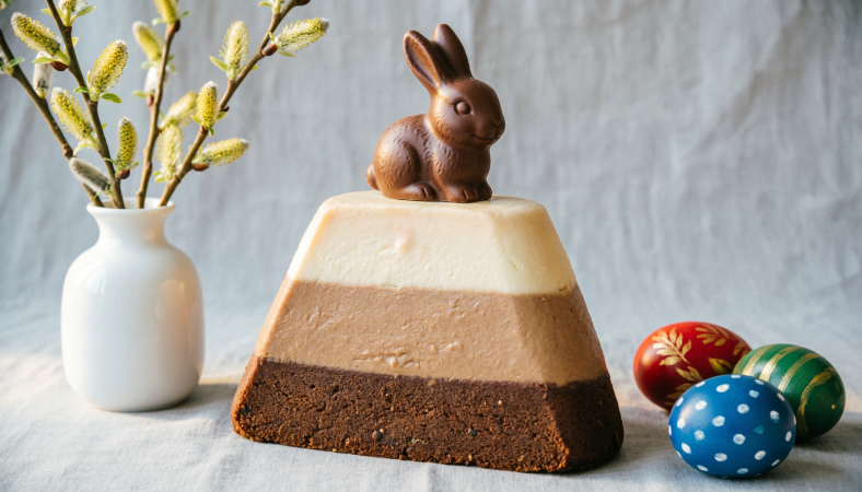Творожная пасха &laquo;Три шоколада&raquo;