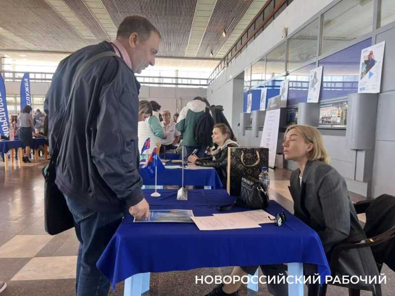 В Новороссийске на ярмарке вакансий мужской работой интересовались девушки. Кому удалось получить работу?