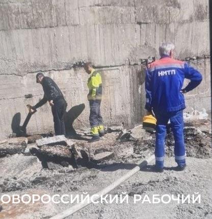 В Новороссийске осушили &laquo;яму мэра&raquo; и начнут ремонтировать дорогу