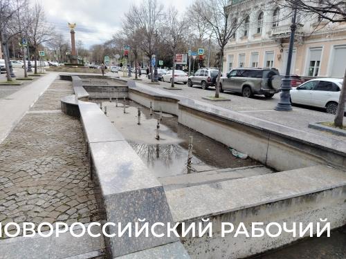 В Новороссийске создали бригаду для обслуживания фонтанов