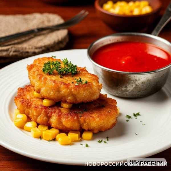 Куриные оладьи с кукурузой &ndash; завтрак на скорую руку