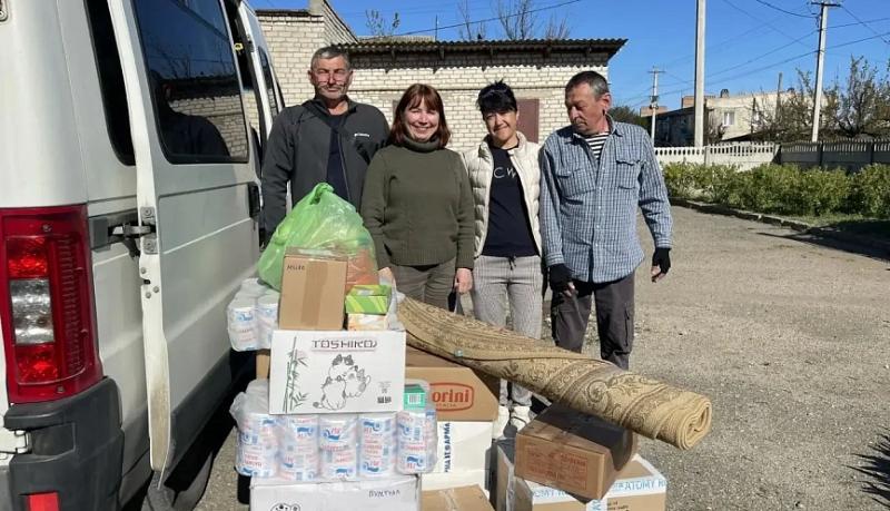Новороссийские волонтеры доставили очередную партию гуманитарных грузов бойцам СВО и жителям Херсонской области