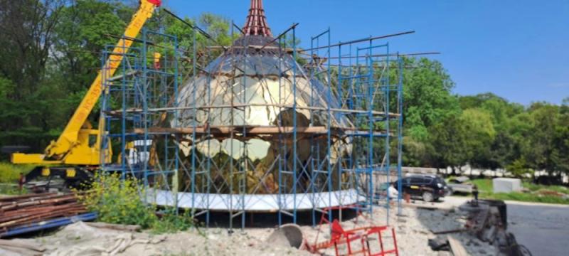 В Новороссийске готов к подъему купол нового храма