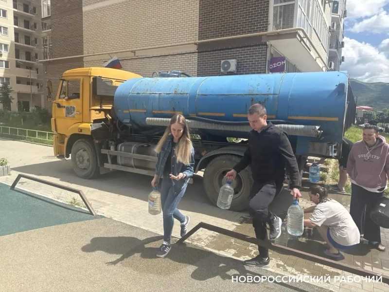 В Новороссийске после работ на ТГВ воды дождались не во всех домах