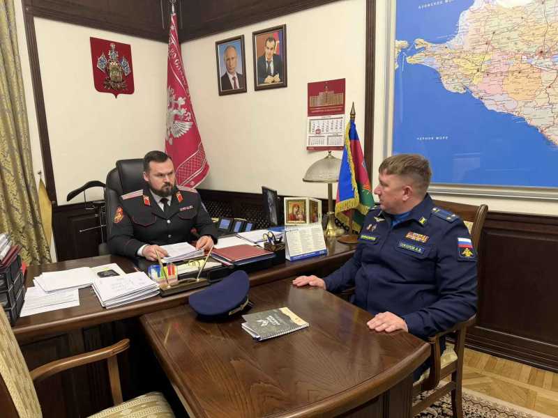 Вице-губернатор Александр Агибалов встретился с финалистом кадрового проекта &laquo;Герои Кубани&raquo;