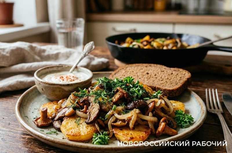 Жареная картошка с грибами: вкус домашнего уюта